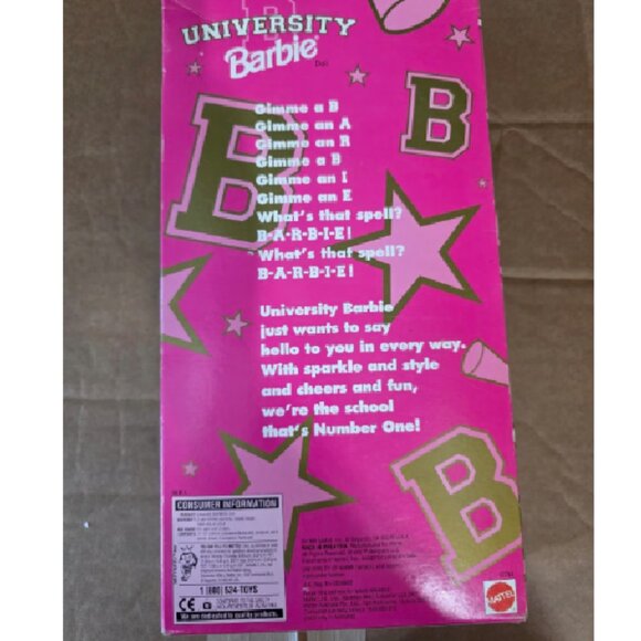 Barbie University Tennessee Cheerleader Doll - Picture 2 of 2